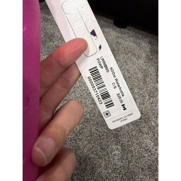 NWT lululemon H2O Pink Glass Water bottle - Picture 3 of 3